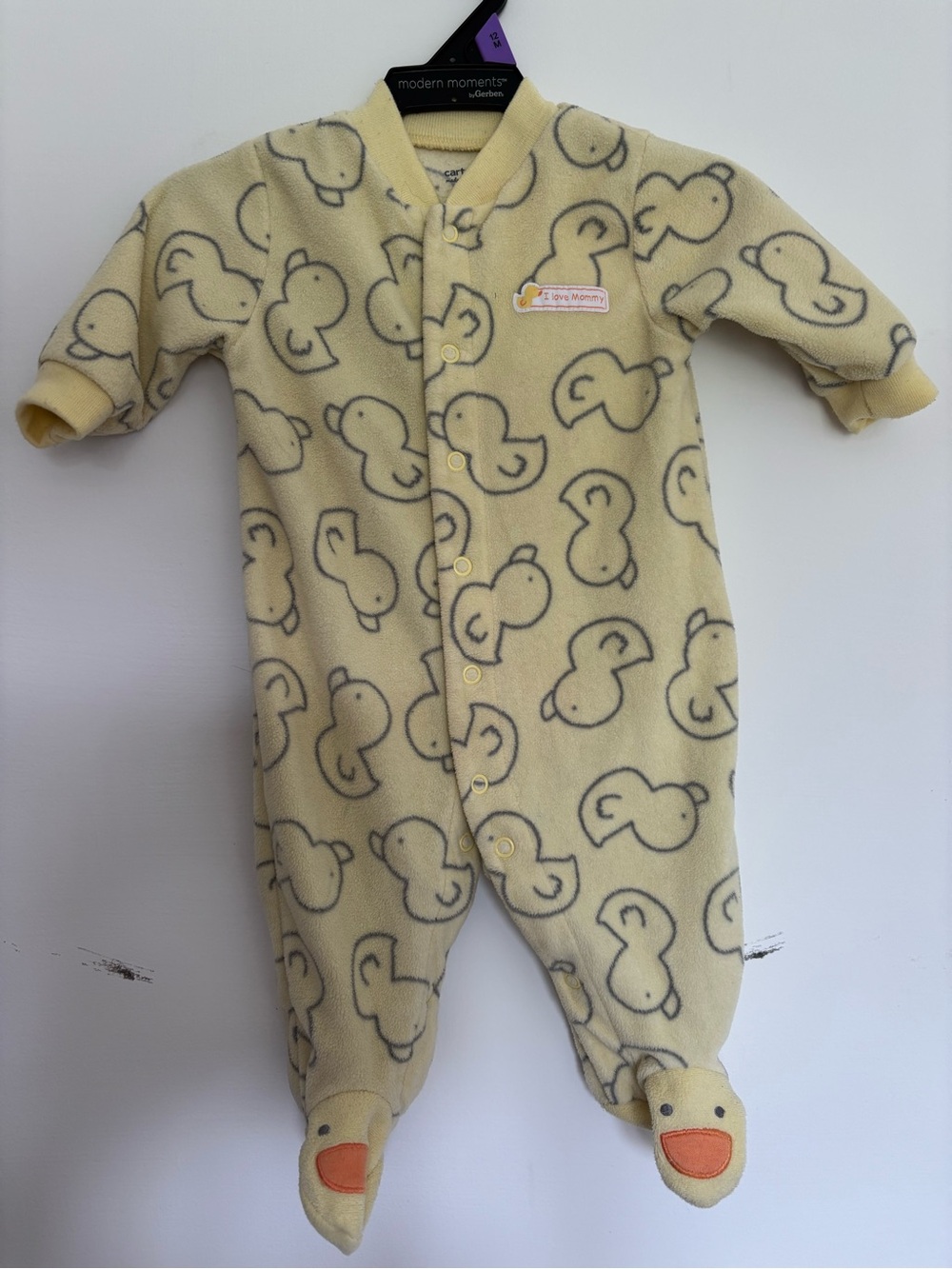 Carter’s Duck Button Sleeper